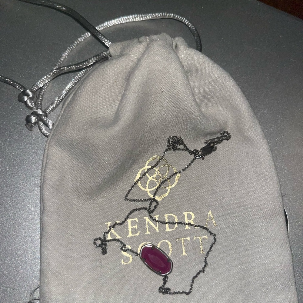 Kendra Scott Amethyst Pendant Necklace